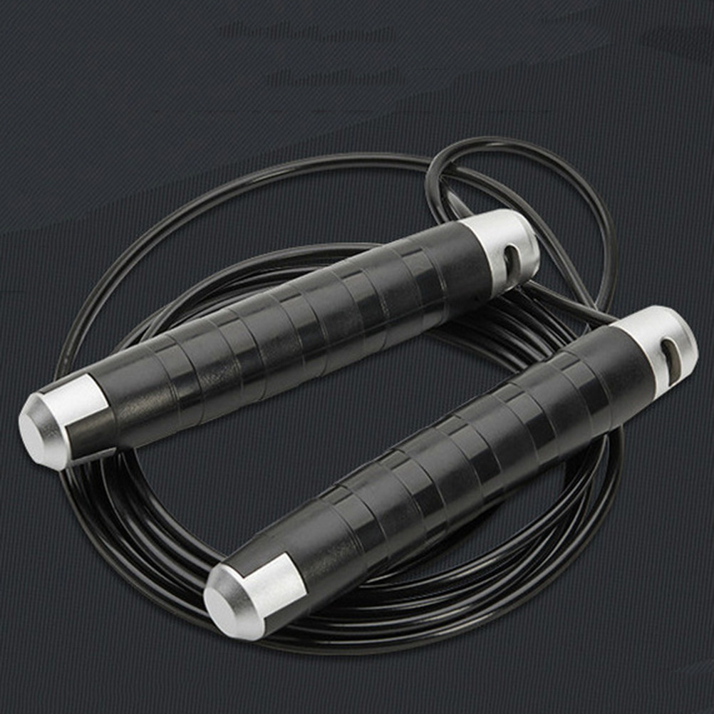 Black Steel Cable Jump Rope Be - Jump Rope Speed Bearing recension och pris