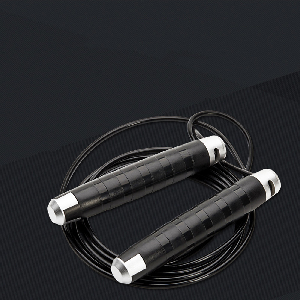 Black Steel Cable Jump Rope Be - Jump Rope Speed Bearing recension och pris