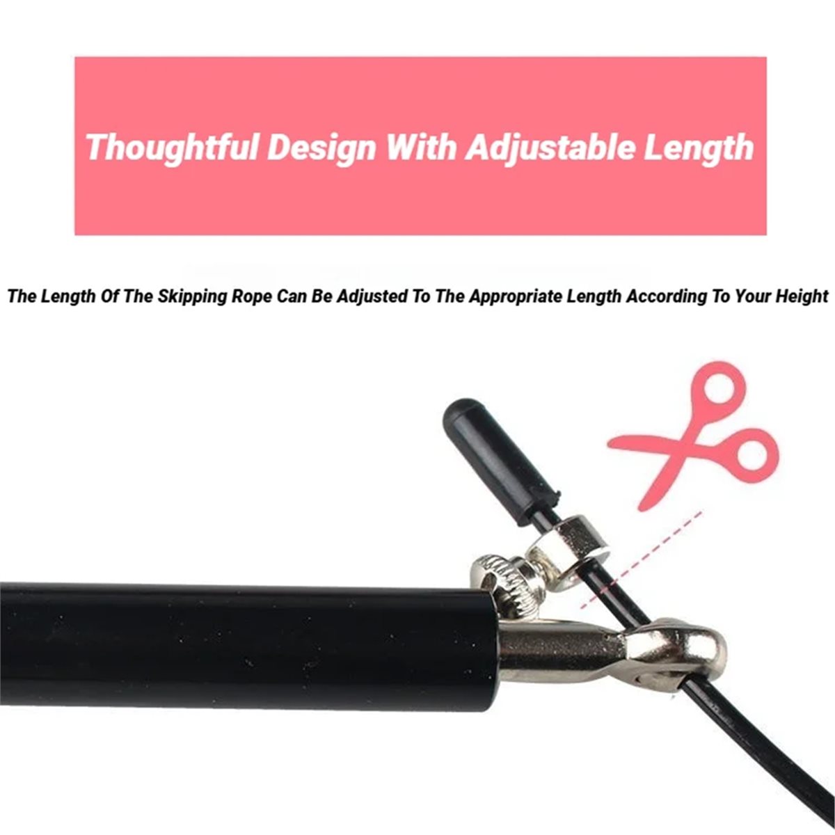 POPULAR-Adjustable Aluminum Ha - Jump Rope Speed Bearing recension och pris