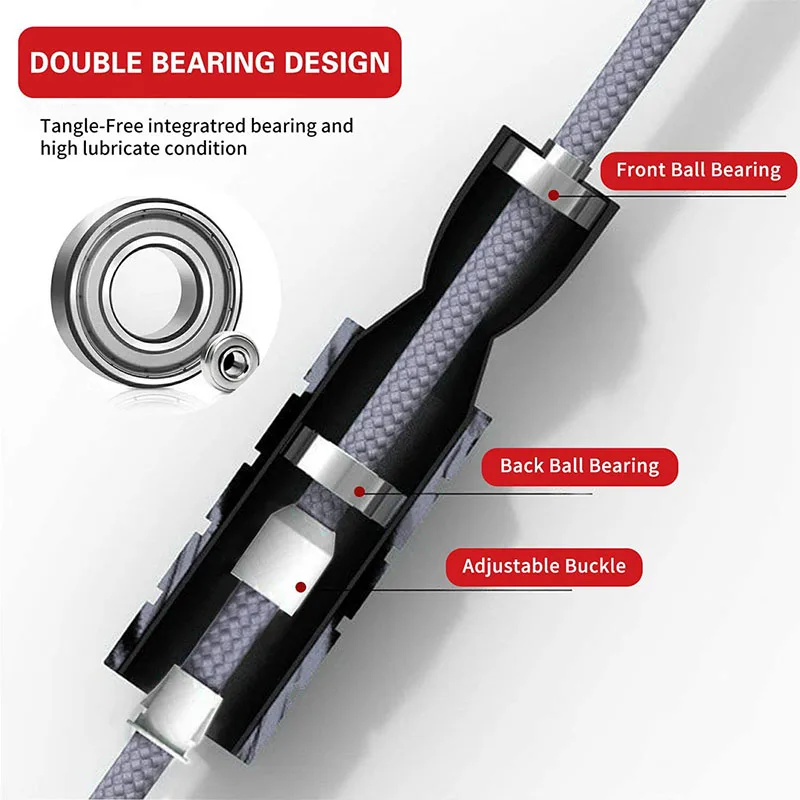 Ultralight Racing Rope Skippin - Jump Rope Speed Bearing recension och pris